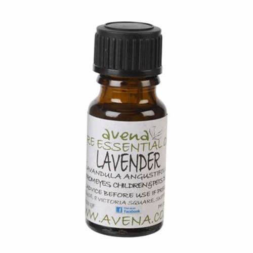 A bottle of Lavender as an essential oil, one of the most popular ones known for its calming and sleep helping qualities. Known as Lavendula angustfolia in Latin.