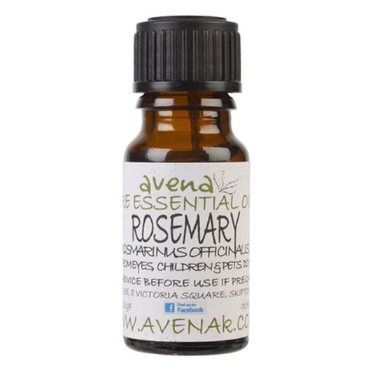 A bottle of Rosemary essential oil known as Rosmarinus officinalis.