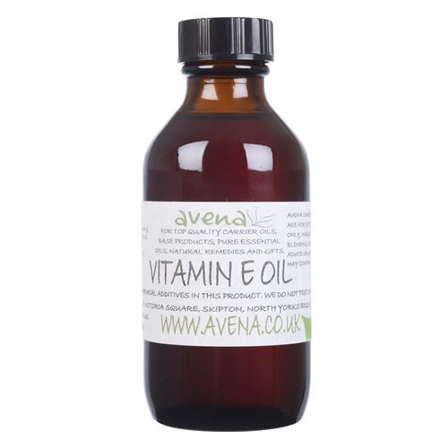 A bottle of 70% vitamin E oil.